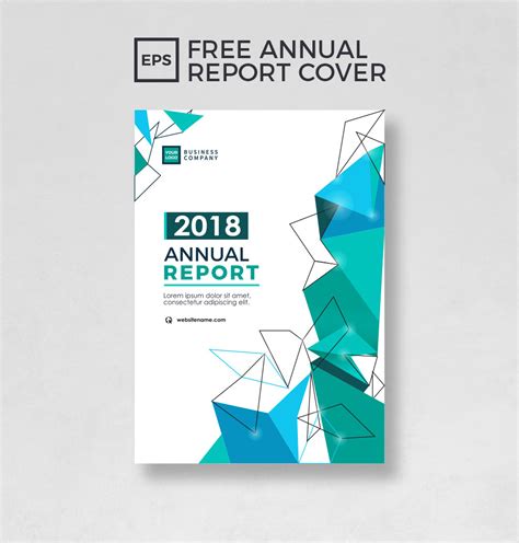 Annual Report Cover Template Illustration With Regard To Illustrator